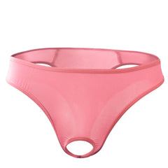 Men's Transparent Ice Silk Thong