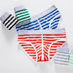 Men's Cotton Sexy Low Rise Breathable Briefs