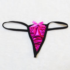 Sexy Patent Leather Thong
