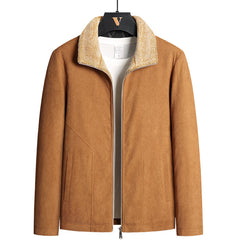 Men's Lapel Fashion Plus Velvet Corduroy Jacket