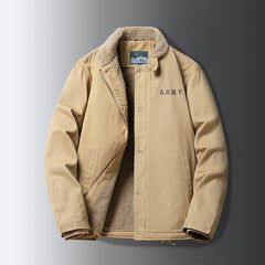 Lambswool fleece vintage jacket