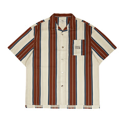 2024 New Fashion Casual Hawaiian Striped Shirt