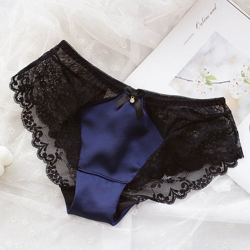 High-end Satin Sexy Lace Fashion Panties