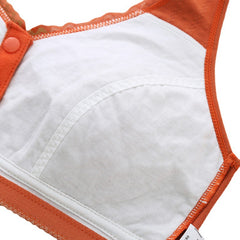 Solid color new comfortable wire-free bra