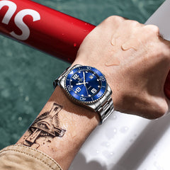 Men's Green Water Ghost Mechanical Watch