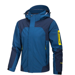 Men's Outdoor Windproof and Waterproof Hooded Jacket