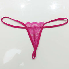 Sexy Low Rise Lace Thong