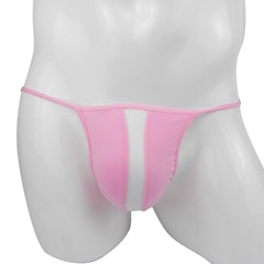 Men's Thin-strap Sexy Knitted Low-rise Thong