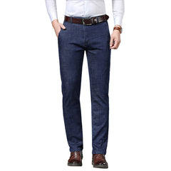Men's Stretch Business Straight Jeans