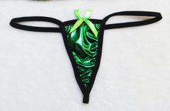 Sexy Patent Leather Thong