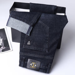 Men's Business Casual Straight Jeans