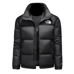 Men's Fashionable Warm White Duck Down Thickened Down Jacket
