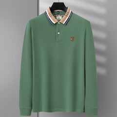 Men's Pure Cotton Lapel POLO Shirt