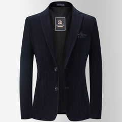 Corduroy stretch slim fit trendy casual Blazer