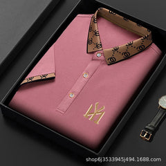 New high-end gentleman business loose POLO shirt