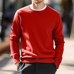 2024 New Men's Round Neck Knitted Sweater