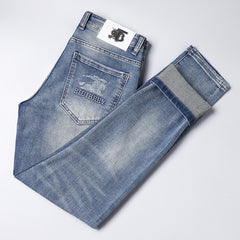Men's High-end Casual Straight Stretch Cotton Jeans