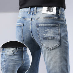 Men's High-end Casual Straight Stretch Cotton Jeans