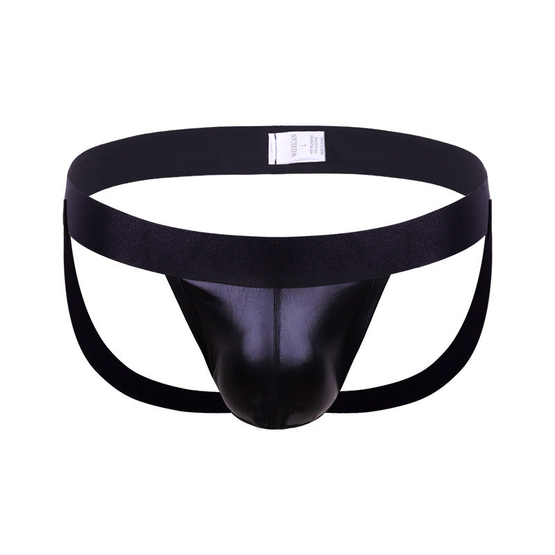 Men's Shiny Sexy Low Waist Thong
