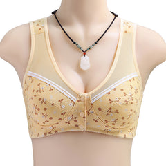 Ultra-thin Large Size Convenient Front Buckle Wireless Bra