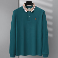Men's Pure Cotton Lapel POLO Shirt