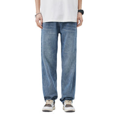 Men's Comfortable Loose Wide Leg Casual Jeans