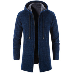 Men's Plush All-match Chenille Knitted Sweater Jacket