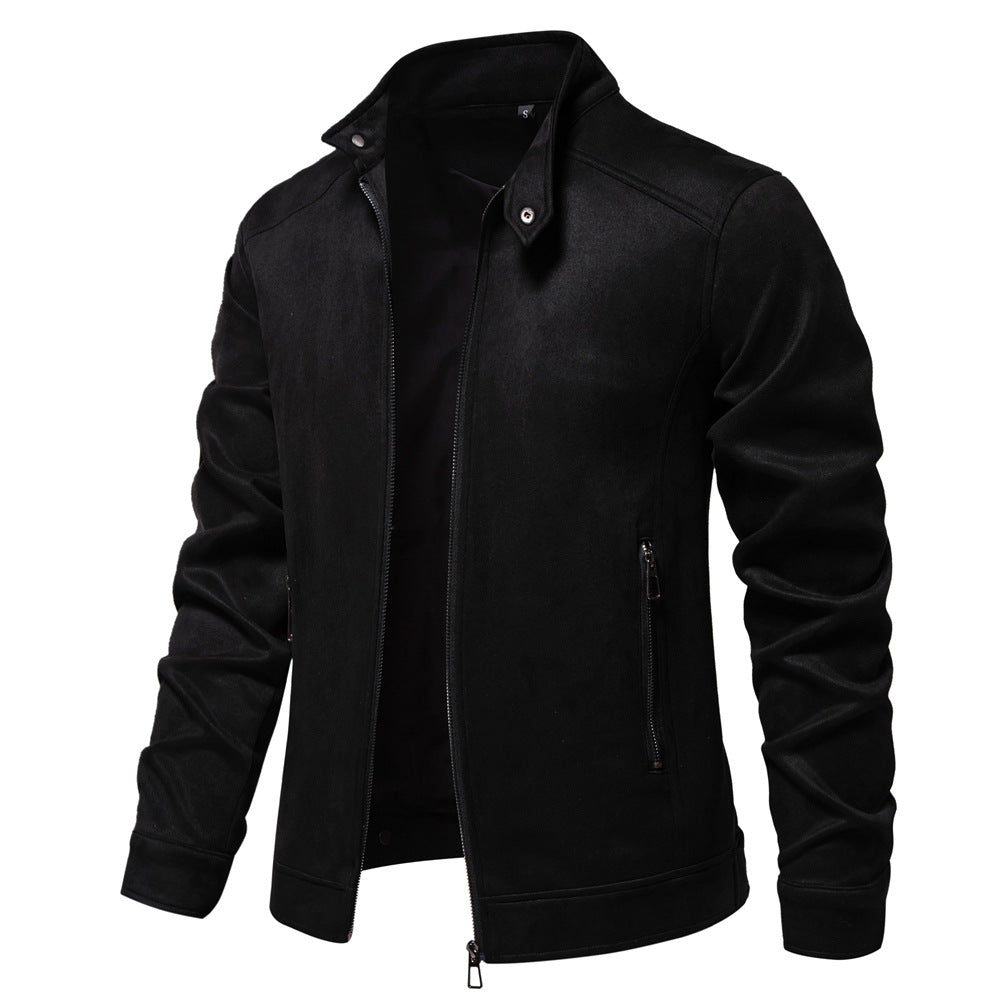 Men's New Style Trendy All-match Suede Jacket