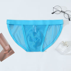 Men's Ultra-thin Transparent Mesh Breathable Briefs