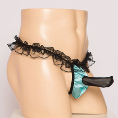 Men's Stretch Lace Mesh Thong