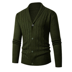 New Men's Casual Knit Cardigan Sweater