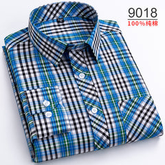 Oversized Cotton Fashionable Plaid Shirt