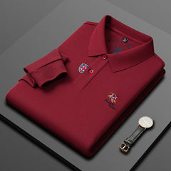 Men's Cotton Business Casual Polo Shirt