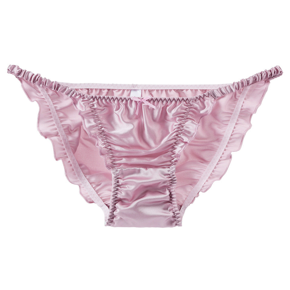 Ruffle Tm New 100% Mulberry Silk Ruffle Briefs – exrossy