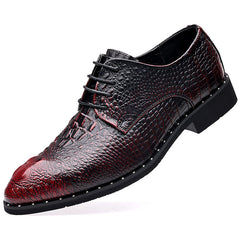 2023 New Men's Business Soft Sole Casual Wear-Resistant Breathable Anti-Slip Leather Shoes