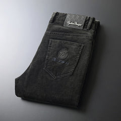 Men's Corduroy Business Straight Thermal Casual Pants