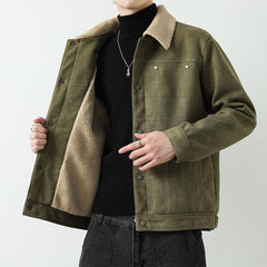 Men's New Winter Casual Sherpa Jacket
