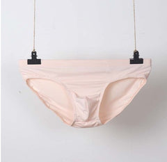 Men's Ice Silk Nylon Breathable Fashionable Low Waist Briefs