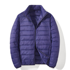Men's White Duck Down Casual Warm Down Jacket