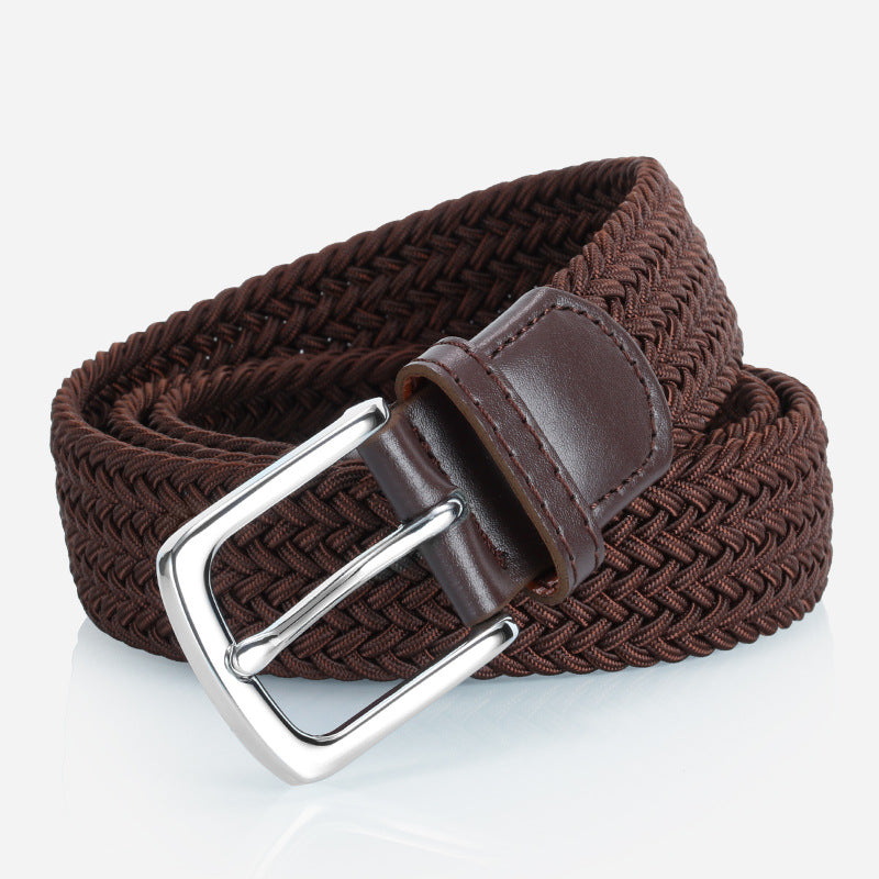 Men's Fashion Stretch Canvas Woven Belt