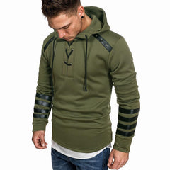 Men's Leather Casual Fashion Sweatshirt