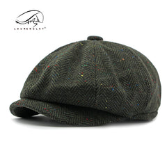 British retro octagonal hat