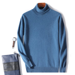 Men's Turtleneck Casual Wool Sweater