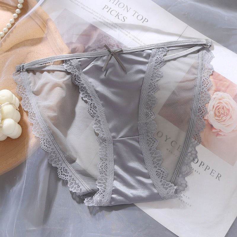 Transparent ultra-thin sexy hollow lace panties