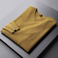 Men's Warm V-Neck Sweater