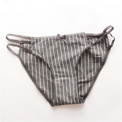 Men's Low Rise Cotton Sexy Comfortable Lace-Up Briefs