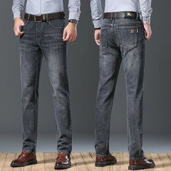 Men's Business Straight Casual Stretch Jeans