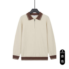 Business Long Sleeve Polo Knit