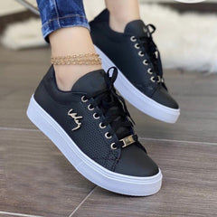New round toe thick-soled fashionable women's shoes