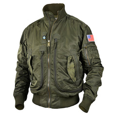 men's tactical stand collar jacket